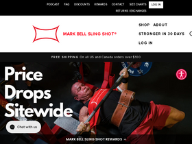 'markbellslingshot.com' screenshot