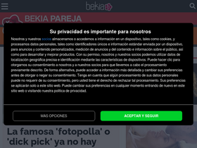 'bekiapareja.com' screenshot