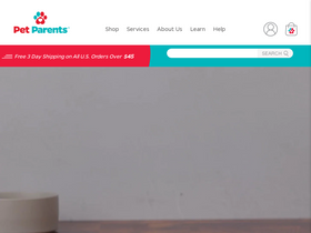 'petparentsbrand.com' screenshot