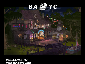 'boredapeyachtclub.com' screenshot