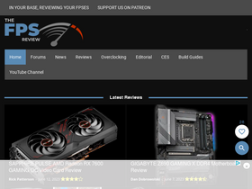 'thefpsreview.com' screenshot