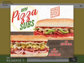 'blimpie.com' screenshot