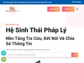 'bachkhoaluat.vn' screenshot