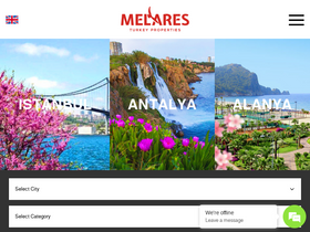 'melares.com' screenshot
