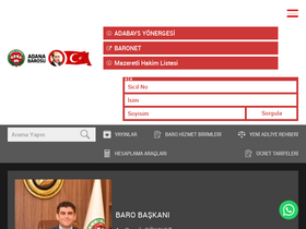 'adanabarosu.org.tr' screenshot