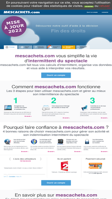 mescachets.com