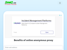 'zend2.com' screenshot
