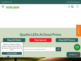 'superiorlighting.com' screenshot
