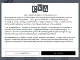 'evamagazin.hu' screenshot
