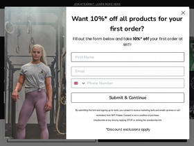 'wit-fitness.com' screenshot