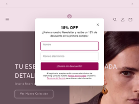 tadeajoyas.mx homepage screenshot