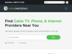 'localcabledeals.com' screenshot