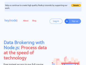 'heynode.com' screenshot