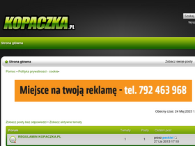 'kopaczka.pl' screenshot