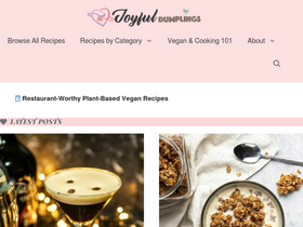 'joyfuldumplings.com' screenshot