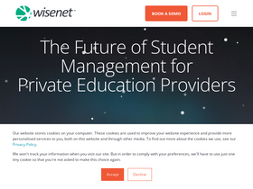 'wisenet.co' screenshot