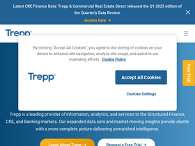 'trepp.com' screenshot