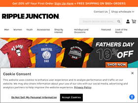 Ripple Junction Design Co. website screenshot