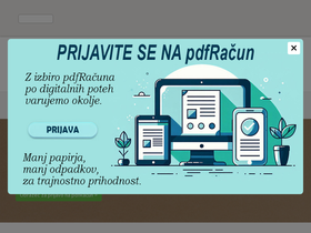 'komusg.si' screenshot