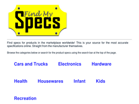 findmyspecs.com