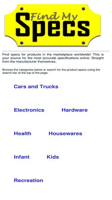 findmyspecs.com