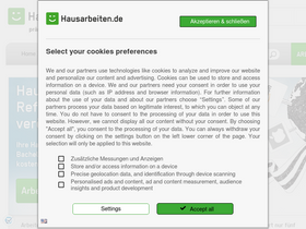 'hausarbeiten.de' screenshot