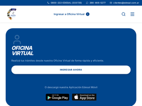 'edesalenergia.com.ar' screenshot