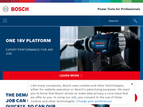 'boschtools.com' screenshot