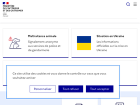 'ensp.interieur.gouv.fr' screenshot