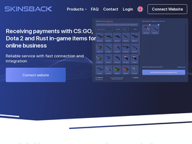 'skinsback.com' screenshot