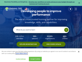 'learningtree.com' screenshot