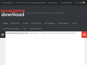 'savegamedownload.com' screenshot