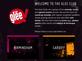 'glee.co.uk' screenshot