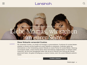 'lansinoh.de' screenshot