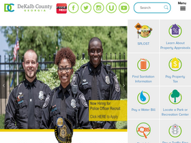 'dekalbcountyga.gov' screenshot