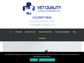 'vetquality.com.br' screenshot