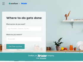 'oneflare.com.au' screenshot