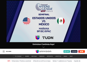 'univision.com' screenshot