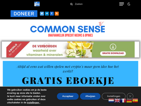'commonsensetv.nl' screenshot