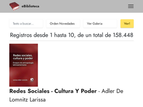 'ebiblioteca.org' screenshot
