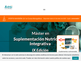 'esi.academy' screenshot