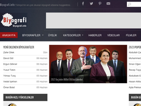 'biyografi.info' screenshot