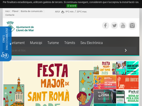 'lloret.cat' screenshot