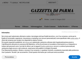 'gazzettadiparma.it' screenshot