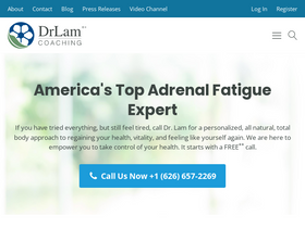 'drlamcoaching.com' screenshot
