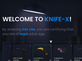 'knifex.com' screenshot