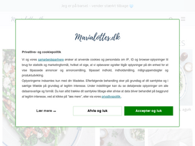 'marialottes.dk' screenshot