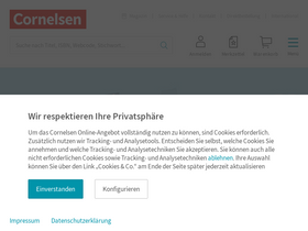 'cornelsen.de' screenshot