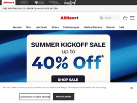 'allheart.com' screenshot