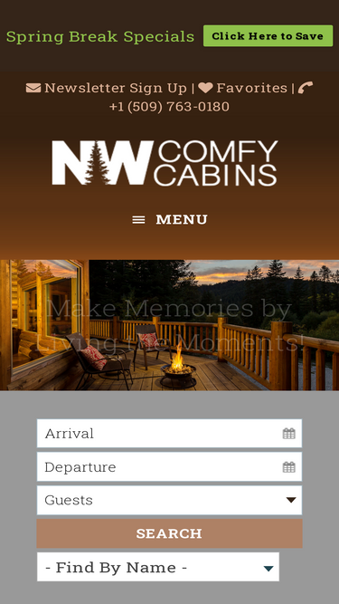 comfycabins.com